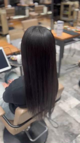 ブローでまとまる縮毛矯正 