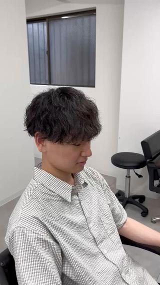 ショート メンズ 笠原 一唆のヘアスタイル