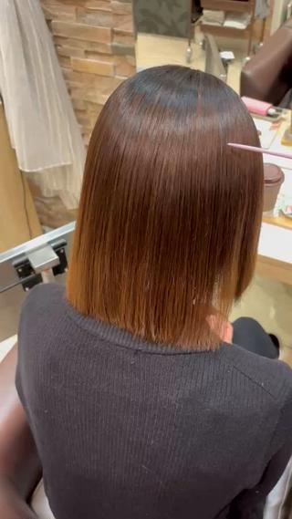 ミディアム 清家 遥香のヘアスタイル