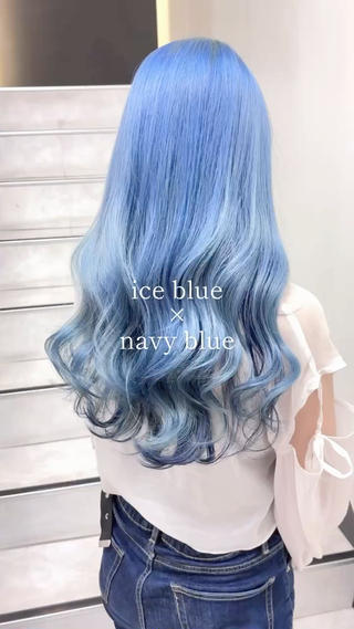 ロング ブリーチ/ ダブルカラー/RYOのヘアスタイル