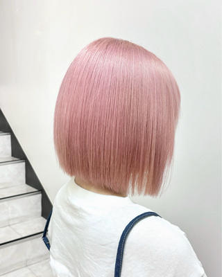 ミディアム ブリーチ/ ダブルカラー/RYOのヘアスタイル