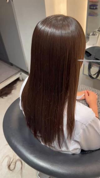 ロング 韓国レイヤー/顔周り /縮毛矯正/羽田航のヘアスタイル