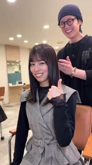 セミロング カラー モリシュンスケ /レイヤー/髪質改善のヘアスタイル