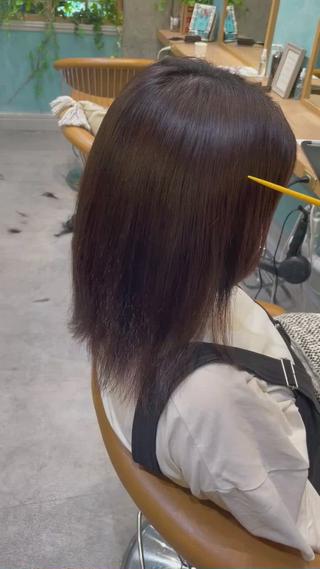 ミディアム 吉田 竜也 髪質改善のヘアスタイル