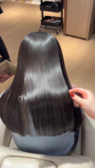 美髪ストレート