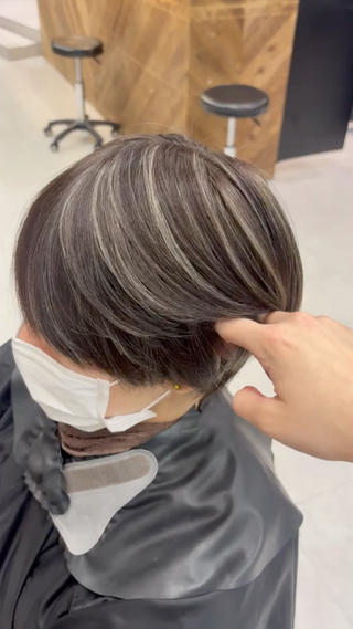 メンズ ♡ハイライトカラー shinri♡のヘアスタイル