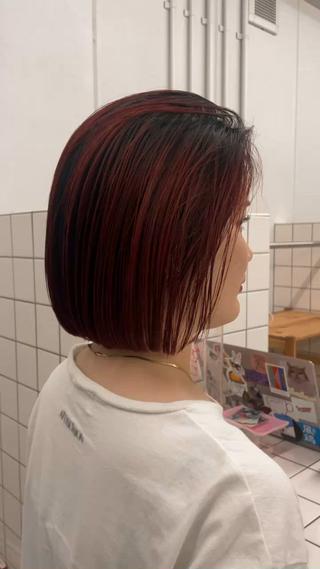 ショート カラー 関 京磨のヘアスタイル