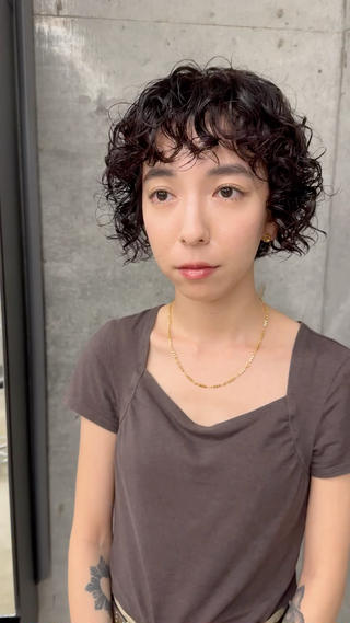 ミディアム パーマ お悩み解決パーマ hana🩰のヘアスタイル