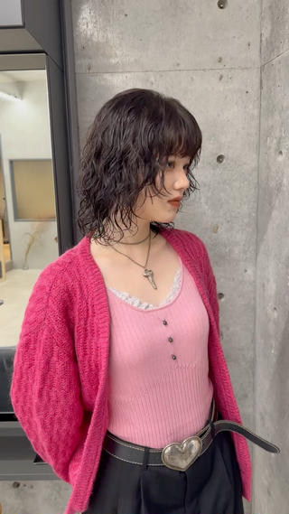 ミディアム パーマ お悩み解決パーマ hana🩰のヘアスタイル