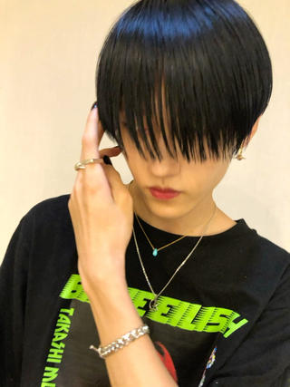 ショート カラー メンズ 堀江/心斎橋/西大橋 四ツ橋【Vers】のヘアスタイル