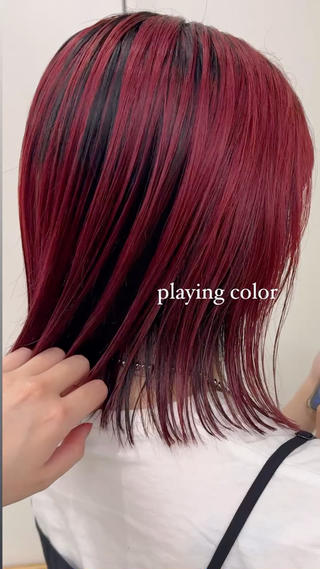 #ダブルカラー#ケアブリーチ#ハイライト#インナーカラー#ハイトーン#ブリーチカラー#イヤリングカラー#イルミナカラー#ウルフカット#レイヤー#ボブ#ミニボブ#前髪#学割U24#髪質改善トリートメント#原宿#渋谷