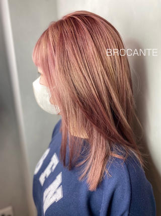 セミロング カラー BROCANTE✂︎ karasawa.nのヘアスタイル