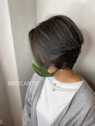 ショート カラー BROCANTE✂︎ karasawa.nのヘアスタイル