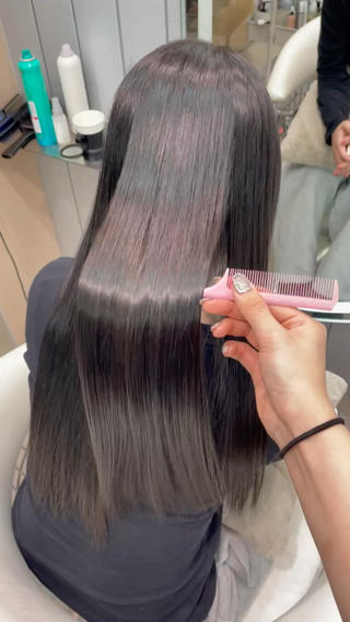 ロング 大宮🤍髪質改善 韓国ヘア🪽なるのヘアスタイル