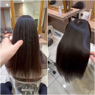 ロング 🥀縮毛矯正🥀 川﨑和希のヘアスタイル