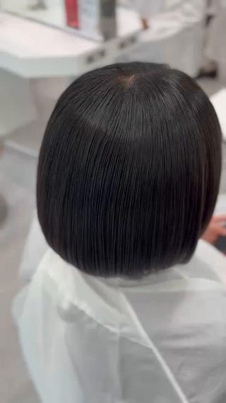 ミディアム 川﨑和希 🥀縮毛矯正🥀のヘアスタイル