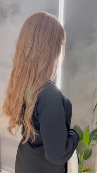 bleach & color / milk tea beige 
treatment / BYKARTE  