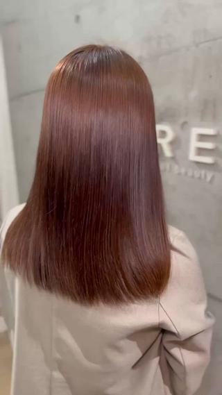 カラー 梅田 ダブルカラー 大畑 蒼空のヘアスタイル