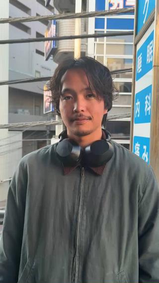 ミディアム パーマ メンズ パーマ特化/ 藤沢/HYOのヘアスタイル