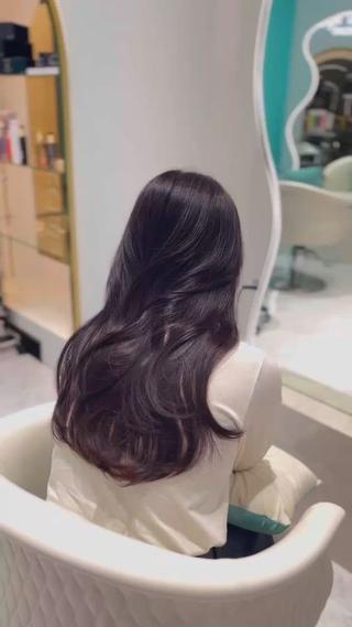 ロング カラー 名古屋/透明感カラー /韓国ヘア/高木梨帆のヘアスタイル