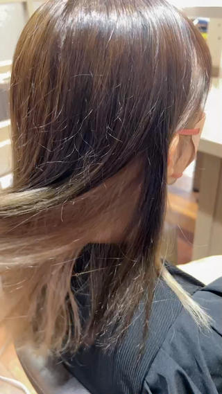 ロング カラー 佐藤 翔空【艶 カラー/縮毛矯正】のヘアスタイル