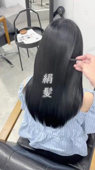 ロング darts所属・マツダ レンのヘアスタイル