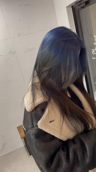 ロング カラー darts所属・マツダ レンのヘアスタイル