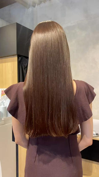 ロング カラー パーマ 髪質改善 jewel box~私のトリートメント~東梅田店所属・💎髪質改善専門 jewel boxのヘアスタイル