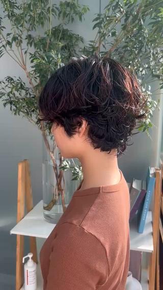 ショート カラー VISION   aoyama所属・かがやしづ ✂️ショートカットのヘアスタイル