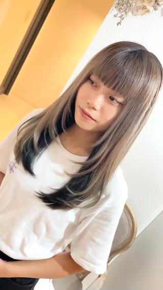 セミロング カラー ギャルの革命児 秀斗のヘアスタイル