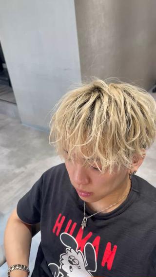 メンズヘアセット 