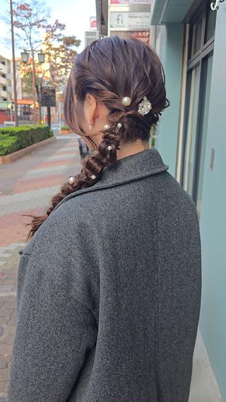 ロング ヘアアレンジ SAVA keyaki所属・当日🆗 ハヤシ マユ ✂のヘアスタイル