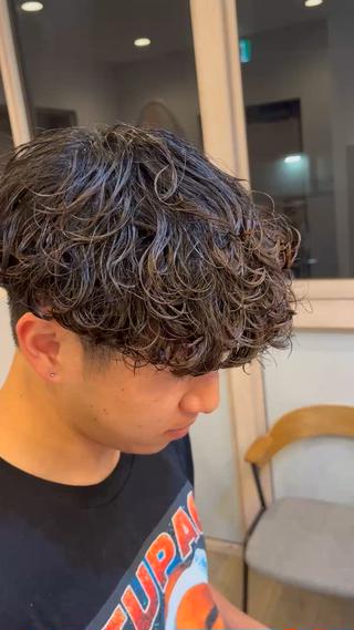 波巻きスパイラルパーマになります!