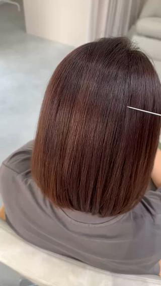 ミディアム カラー mine 水素髪質改善サロン所属・杉浦里奈 / 水素髪質改善特化のヘアスタイル