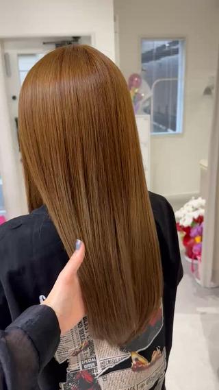 ロング カラー mine 水素髪質改善サロン所属・杉浦里奈 /  髪質改善特化のヘアスタイル