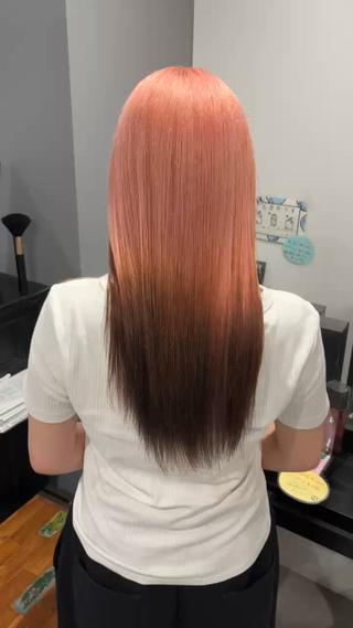 ロング カラー りんと 無料カットモデル募集のヘアスタイル