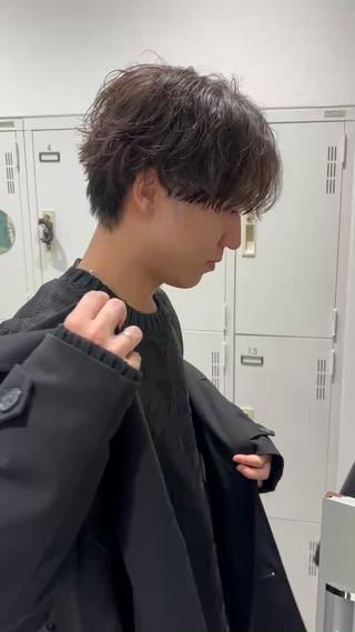 パーマ ニュアンスパーマ フェザーパーマ 楓河のヘアスタイル