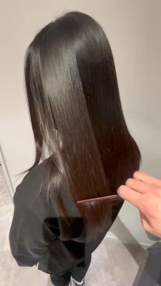 艶髪ストレート
縮毛矯正 