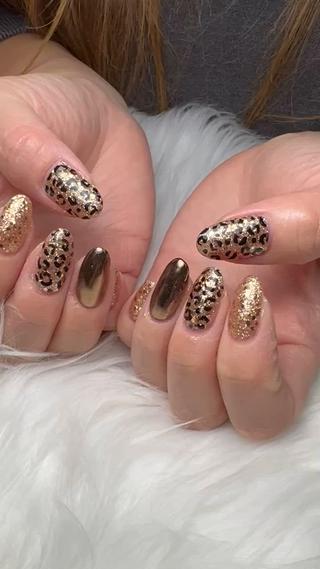 leopard nail 