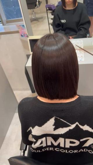 癖を伸ばすだけの縮毛矯正は卒業極上の艶と手触りをぜひ実感していただきたいです︎︎ 