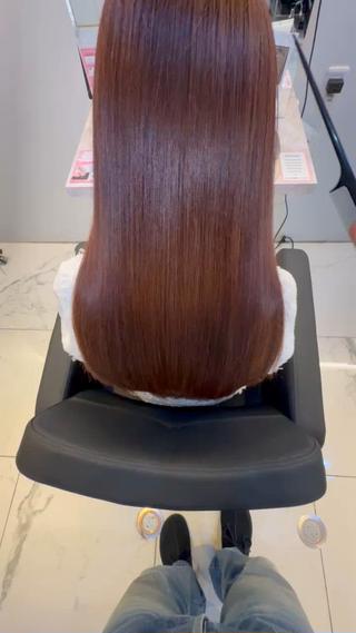 ロング 髪質改善&縮毛矯正 池本 有宏のヘアスタイル