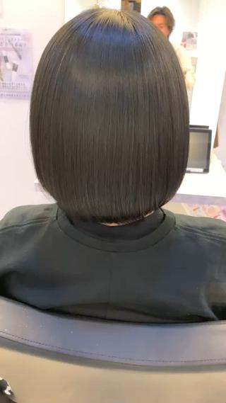 ショート 髪質改善&縮毛矯正 池本　有宏のヘアスタイル