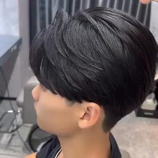 メンズ メンズパーマ🔵 ハイトーン✨原田慎也のヘアスタイル