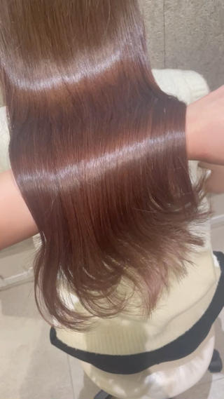 Pink brown×超音波トリートメント