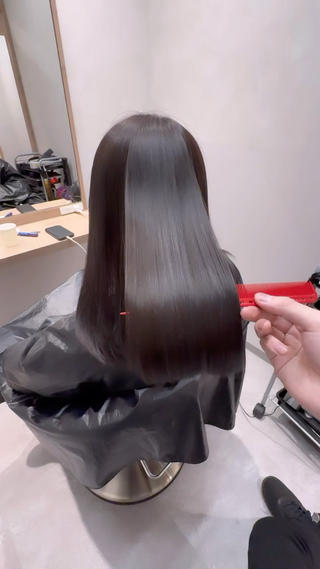 セミロング SALOWIN 栄３丁目店所属・福田 修平💎 髪質改善/美髪矯正のヘアスタイル