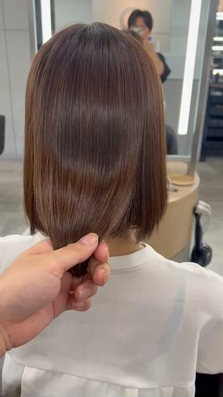 ショート カラー Silk-lei【銀座店】所属・銀座/美髪縮毛矯正 /髪質改善/山本翔華のヘアスタイル
