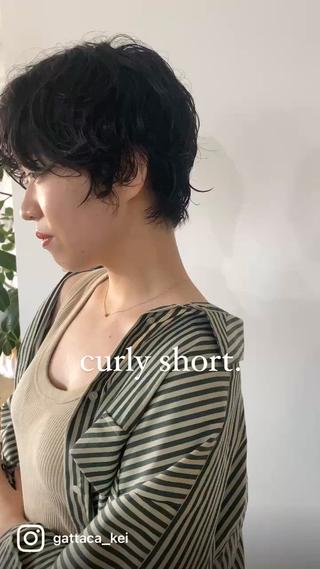 ショート パーマ GATTACA所属・KEI gattacaのヘアスタイル