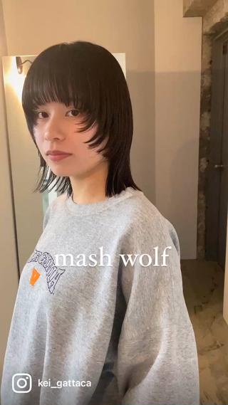 ミディアム GATTACA所属・KEI gattacaのヘアスタイル