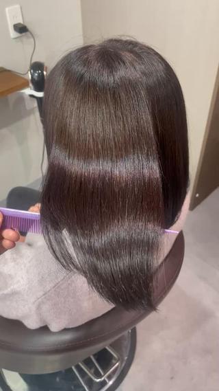 ミディアム カラー 飯村 友亮のヘアスタイル