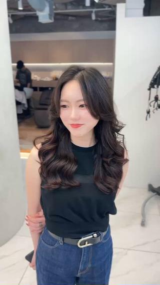 コテ巻き風パーマ